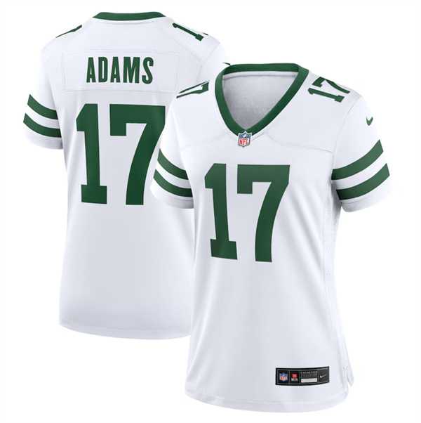 Womens New York Jets #17 Davante Adams White Stitched Jersey Dzhi